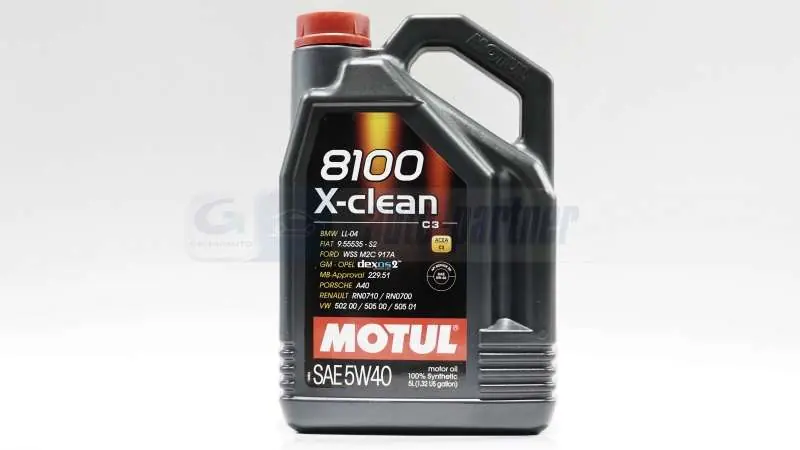 OLEJ SILNIKOWY 5W-40 5L 8100 X-CLEAN MOTUL C3-API SN/CF, 502.00-505.00-505.01,RN0700,MB229.31 - Wyprzedaż