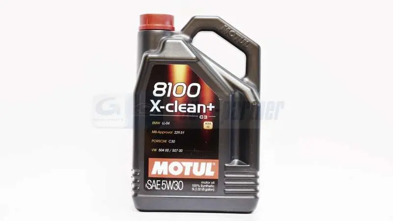 OLEJ SILNIKOWY 5W-30 5L 8100 X-CLEAN+ C3 MOTUL 504.00-507.00,MB229.51,BMW LL-04,PORSCHE C30 | Cena specjalna