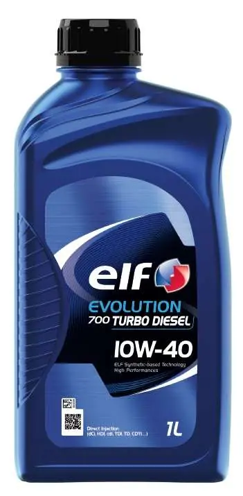 OLEJ SILNIKOWY 10W-40 1L ELF EVOLUTION 700 TURBODIESEL API SL/CF, ACEA A3/B4, MB229.1, VW501.01 | Szybka dostawa