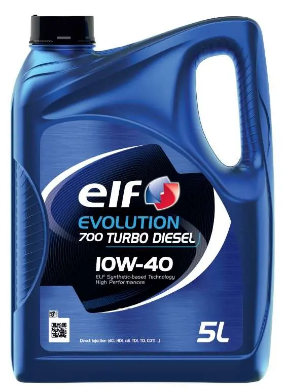 Popularny produkt | OLEJ SILNIKOWY 10W-40 5L ELF EVOLUTION 700 TURBODIESEL API SL/CF, ACEA A3/B4, MB229.1, VW501.01